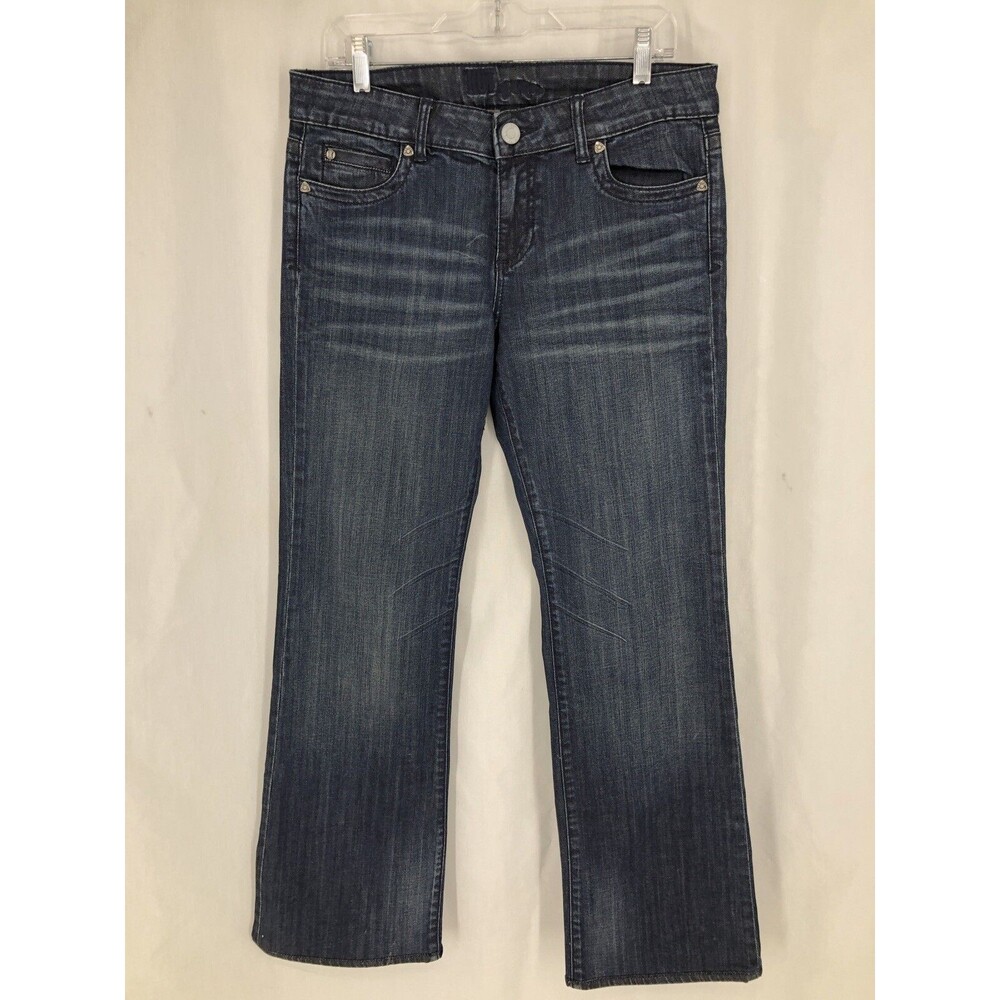 Kut From The Kloth Bootcut Flap Pocket Whisker Fades Denim Jeans 10 (33x32)